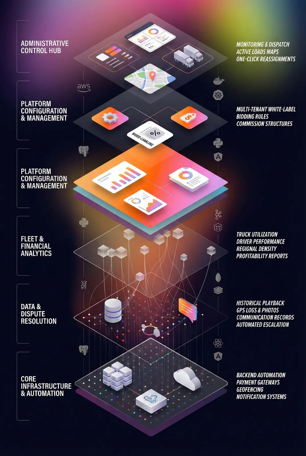 MoversPro platform architecture artwork